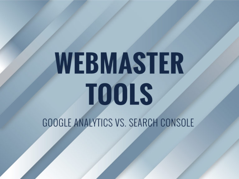 Google webmaster tools | Google Analytics vs Search Console