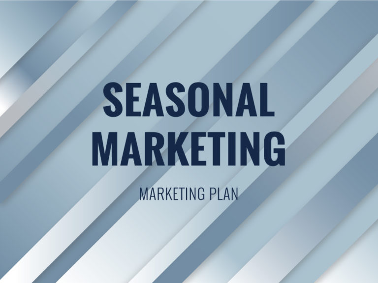 Marketing Plan |Seasonal Marketing