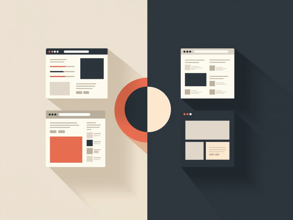 Illustration demonstrating Full Site Editing's ability to create consistent designs across multiple devices.